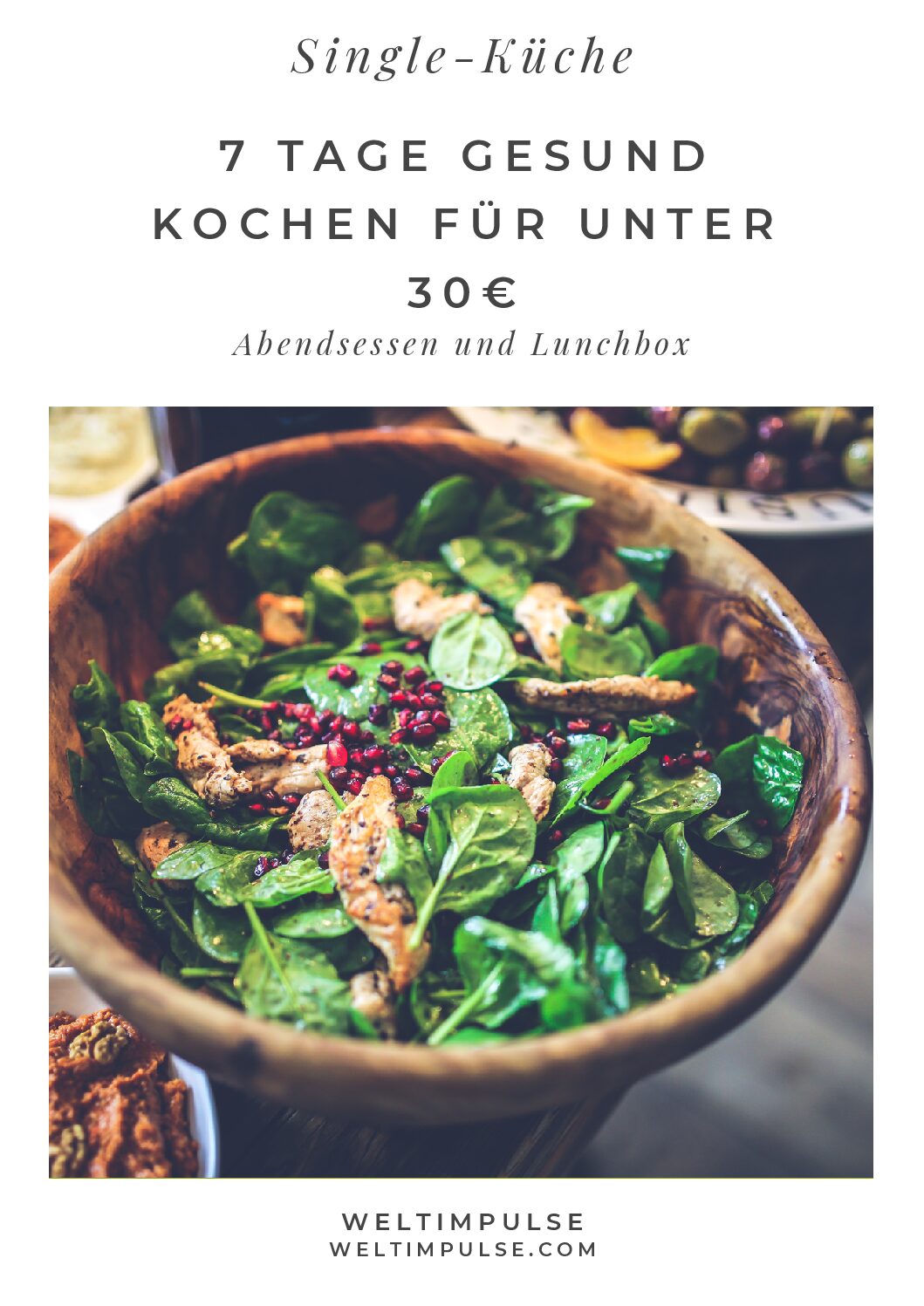 7 Tage gesund kochen für unter 30€