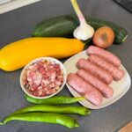 Gefüllte Zucchini zucchini Überbacken
